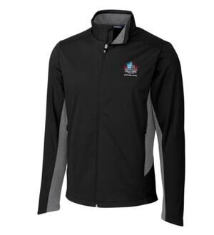 Cutter & Buck Pro Football Hall of Fame Jacket Mens XXL Black Gray NWT